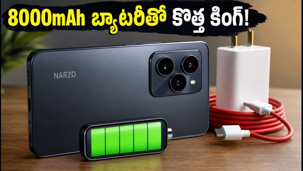 Realme Narzo 100x Review: 8000mAh Battery and 120W Fast Charging Performance Test (2026) Realme Narzo 100x Review: 8000mAh Battery and 120W Fast Charging Performance Test (2026)