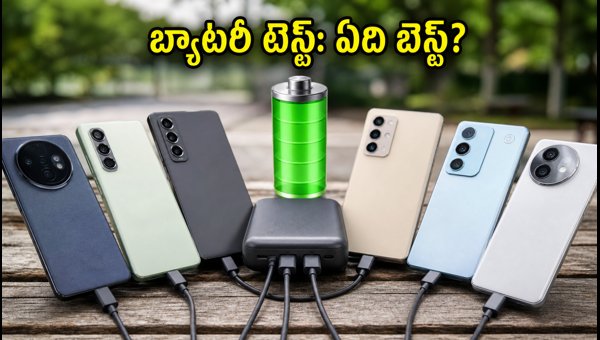 6000mAh & 7000mAh Smartphone Battery Test: Video Recording & Charging Performance 2026