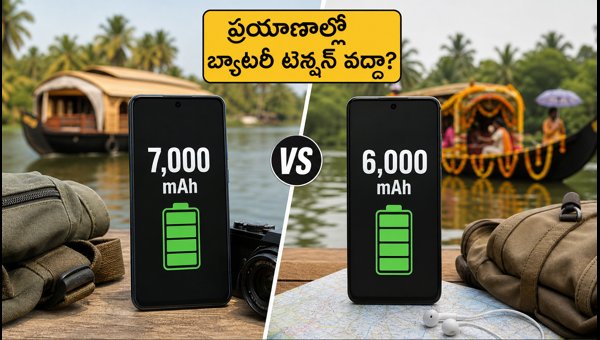 7000mAh vs 6000mAh Battery Test: Which Smartphone is Best for Long Travel in 2026? 7000mAh vs 6000mAh Battery Test: Which Smartphone is Best for Long Travel in 2026?
