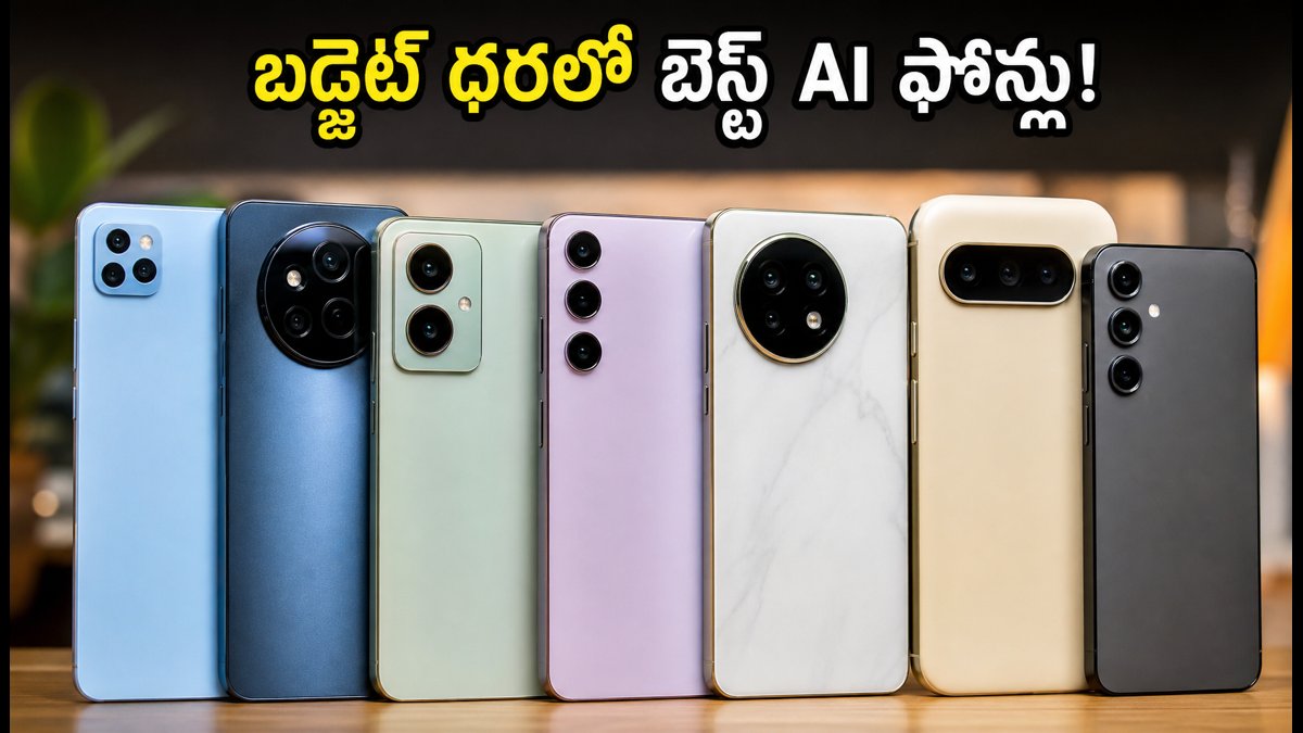 భారత్లో AI స్మార్ట్ఫోన్ల హవా.. బెస్ట్ ఫోన్లు ఇవే!