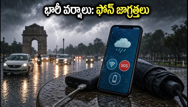 Delhi Heavy Rain Alert: Essential Smartphone Safety Tips to Stay Connected During Storms 2026 Delhi Heavy Rain Alert: Essential Smartphone Safety Tips to Stay Connected During Storms 2026