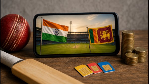 India vs Sri Lanka 2nd Test 2026: Best Budget Recharge Plans for Live Streaming India vs Sri Lanka 2nd Test 2026: Best Budget Recharge Plans for Live Streaming