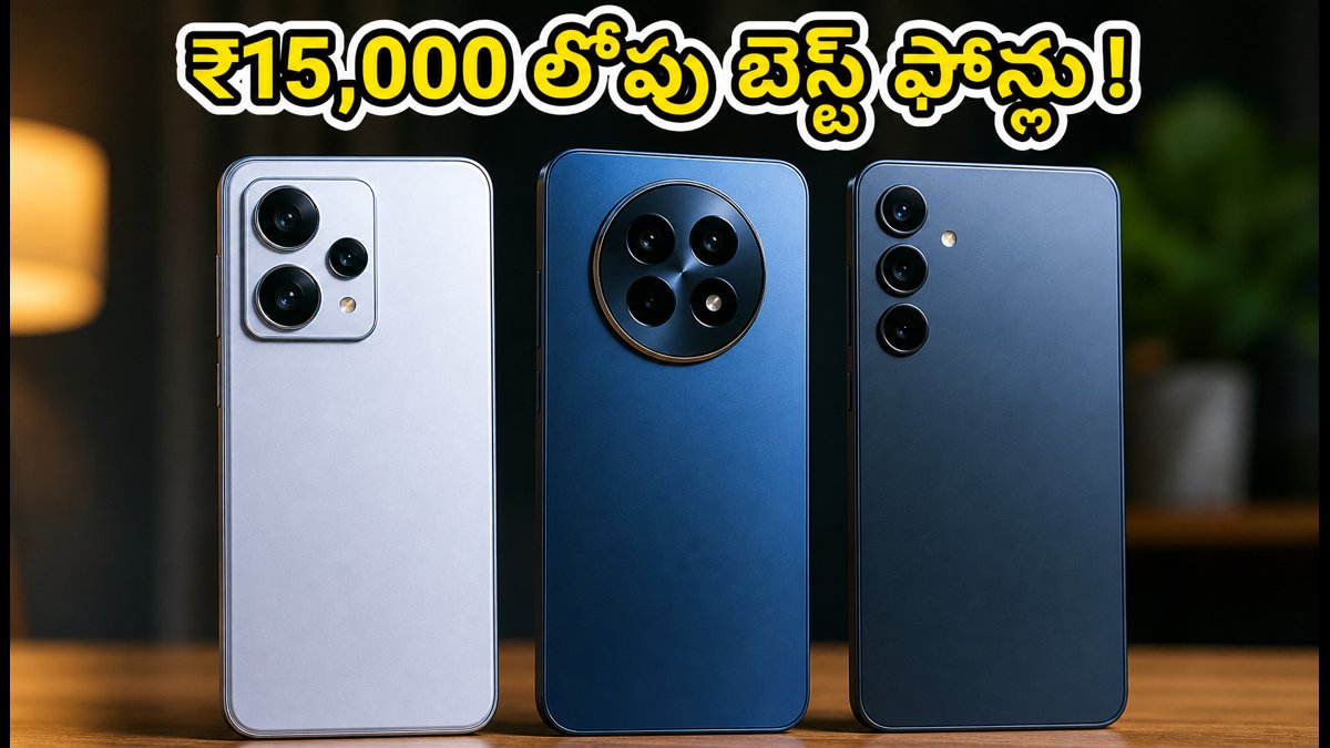 ₹15,000 లోపు బెస్ట్ ఫోన్లు ఇవే!