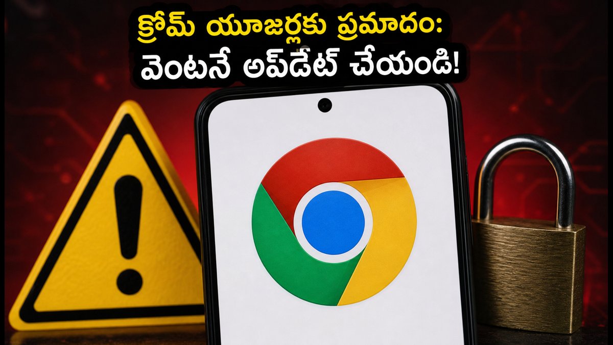 ఆండ్రాయిడ్ క్రోమ్ యూజర్లకు హెచ్చరిక: వెంటనే అప్‌డేట్ చేయండి!