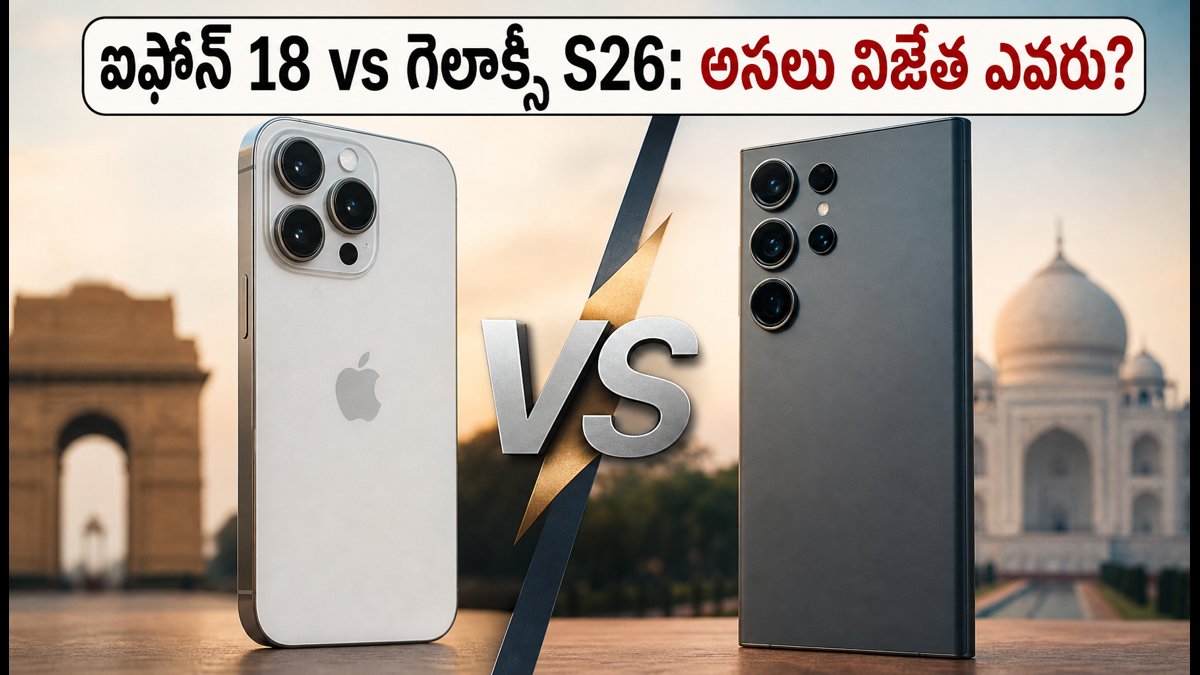 ఐఫోన్ 18 ప్రొ Vs గెలాక్సీ S26: ఏది బెస్ట్?