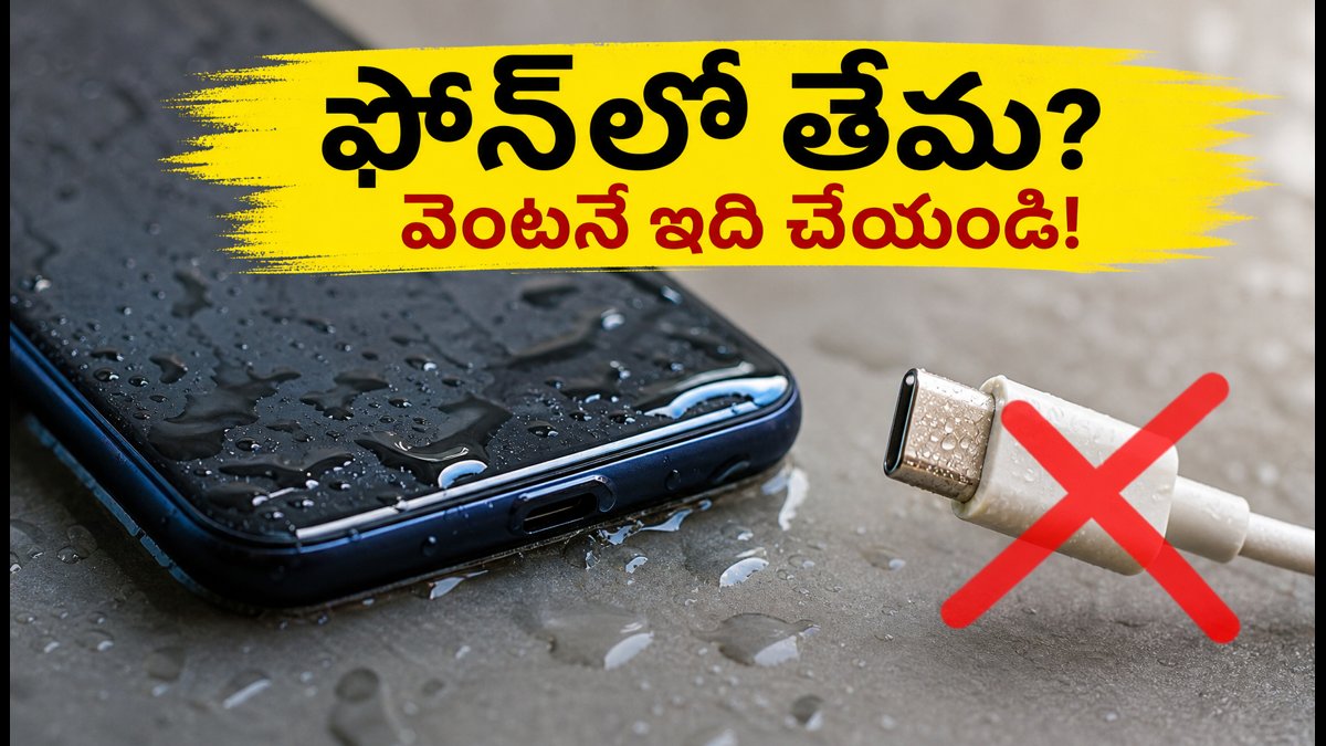 ఫోన్లో 'Moisture Detected' వస్తుందా? ఇలా చేయండి!
