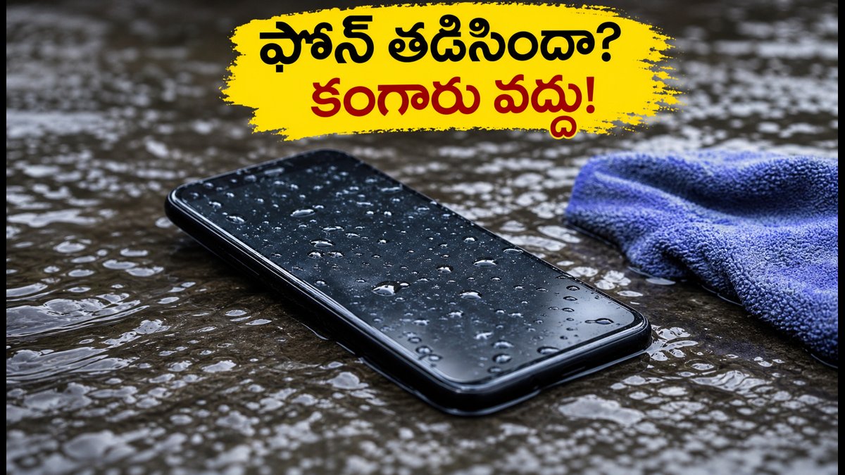 వర్షంలో ఫోన్ తడిసిందా? వెంటనే ఇలా చేయండి!