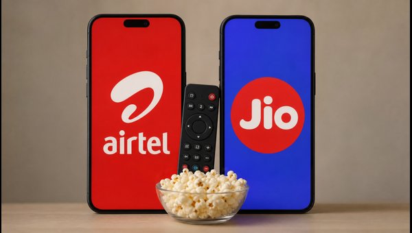 Airtel vs Jio OTT Recharge Plans 2026: Best Netflix, Hotstar & Prime Offers Compared for Users