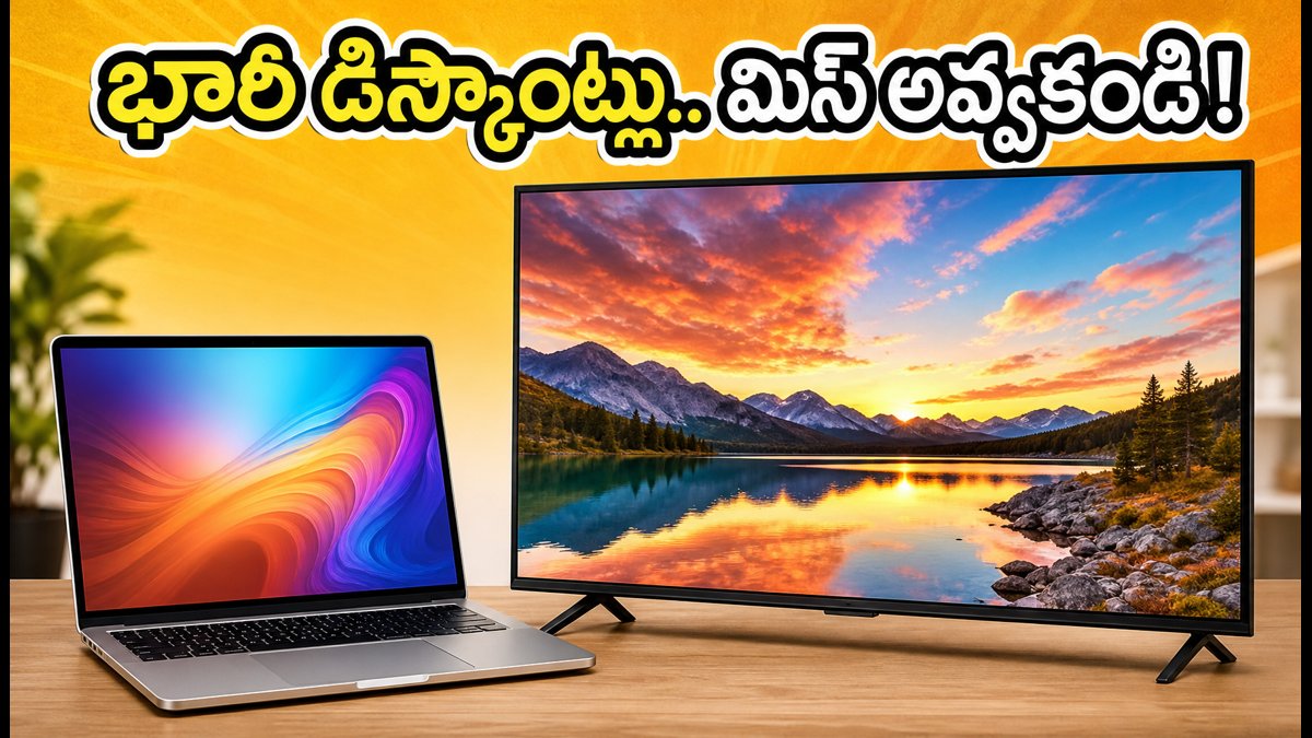 ఆన్‌లైన్ సేల్: ల్యాప్‌టాప్, టీవీలపై భారీ ఆఫర్లు
