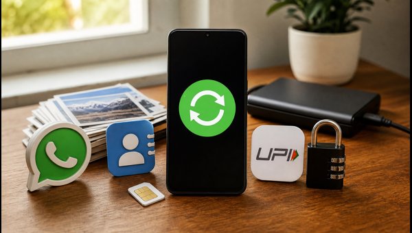 New Phone Setup Guide 2026: How to Safely Transfer WhatsApp, UPI, and eSIM Data Without Losing Anything New Phone Setup Guide 2026: How to Safely Transfer WhatsApp, UPI, and eSIM Data Without Losing Anything