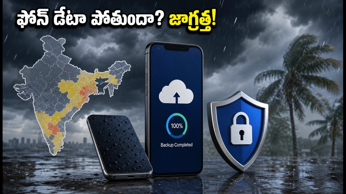 భారీ వర్షాలు: ఫోన్ డేటా బ్యాకప్ తప్పనిసరి!