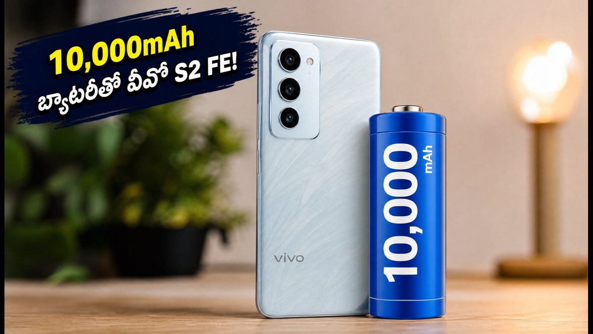 10,000mAh బ్యాటరీతో వీవో S2 FE విడుదల!