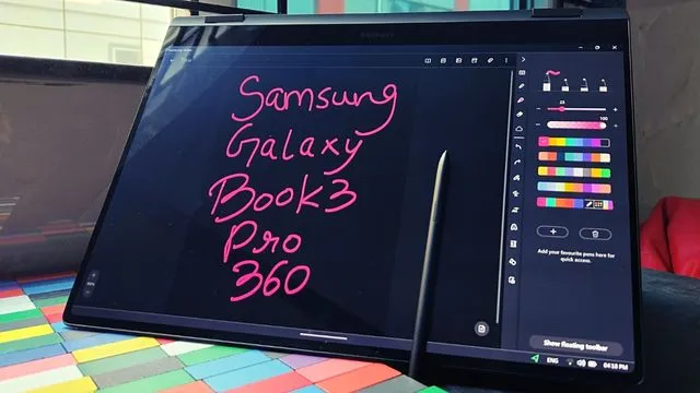 Samsung Galaxy Book3 Pro 360 First Impressions: A Big Smorgasbord of Samsung Goodness - Vimarsana News