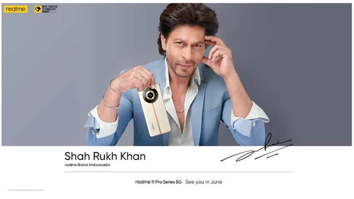 Shah Rukh Khan becomes brand ambassador for Realme, showcased in Realme 11 Pro series ad campaign - Vimarsana News