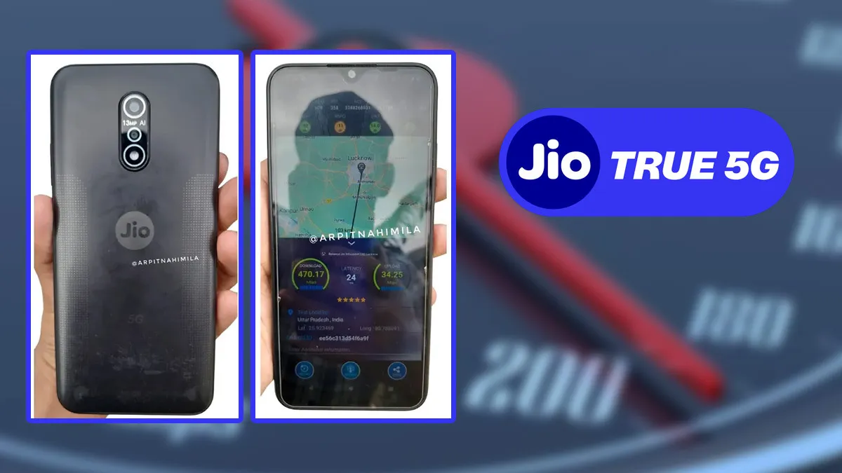 JioPhone 5G Live Images, Specifications, Features Leak: Optimized For Reliance Jio True 5G Reveals Speed-Test - Vimarsana News