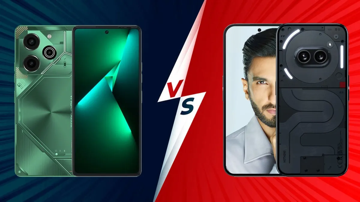 TECNO POVA 6 Pro Vs Nothing Phone (2a): Long Lasting Battery or Performance - Vimarsana News