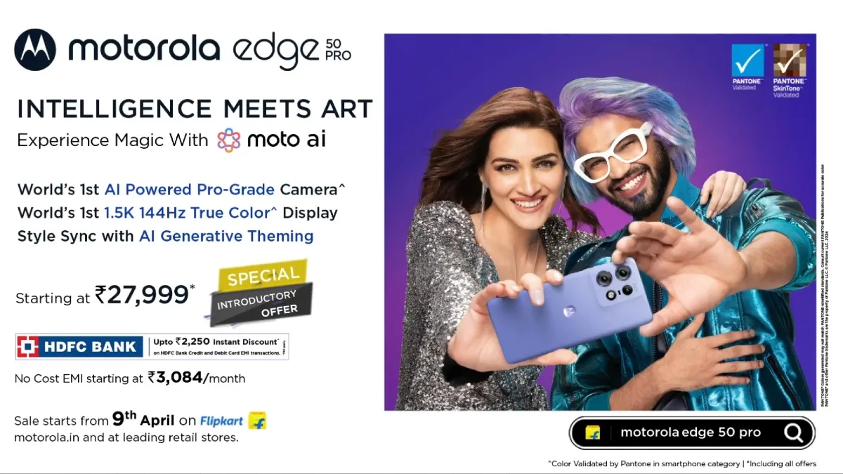 Motorola Edge 50 Pro Launched in India with Snapdragon 7 Gen 3 SoC: Check Price, Specs, Availability, Offers - Vimarsana News