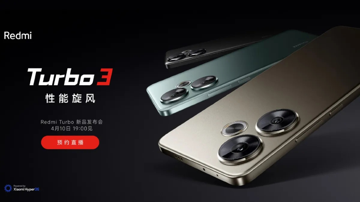 Redmi Turbo 3 with Snapdragon 8s Gen 3 SoC Launching Today: What to Expect? How to Watch Live? - Vimarsana News
