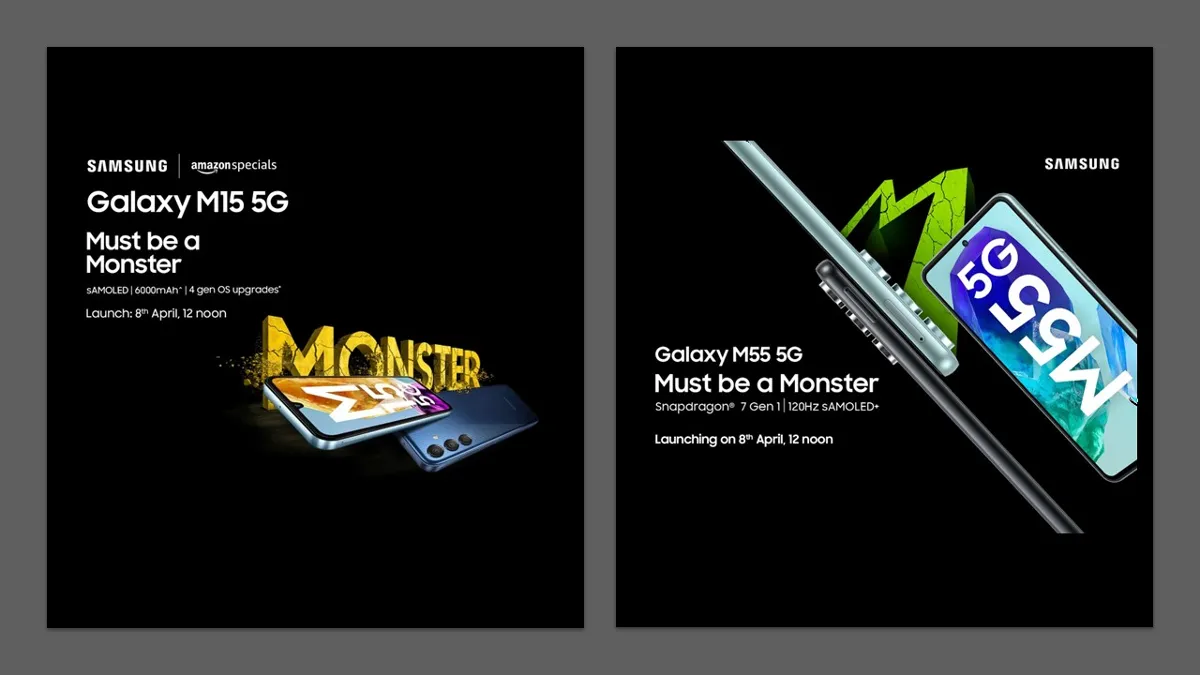 Samsung Galaxy M15 5G, Galaxy M55 5G Launch Date in India Confirmed for April 8: What to Expect? - Vimarsana News