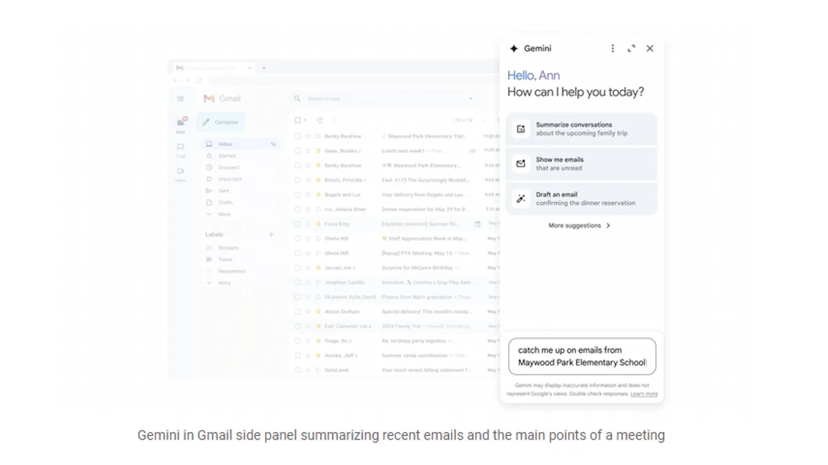 Google I/O 2024 | Gmail Mobile App is Getting Improved Gemini AI Integration - Vimarsana News