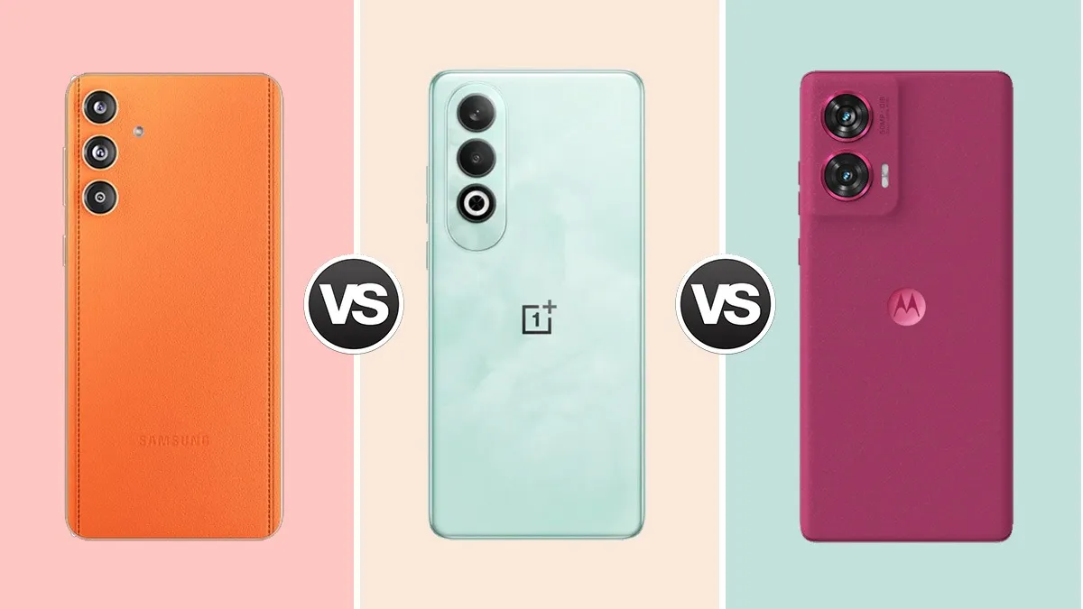 Samsung Galaxy F55 vs OnePlus Nord CE 4 vs Motorola Edge 50 Fusion: Best Mid-Range Smartphone? - Vimarsana News
