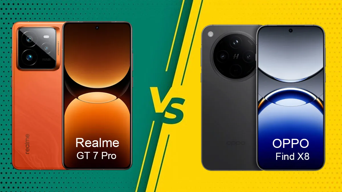 Realme GT 7 Pro vs OPPO Find X8: Which is the Best Android
