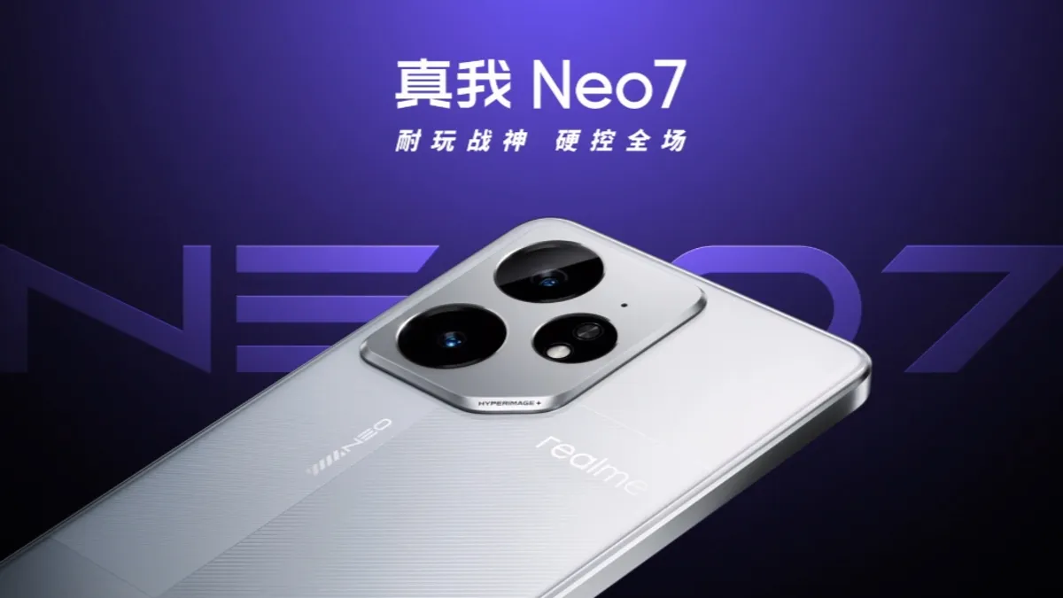 Realme Neo7未開封　12+256白 Realme Neo7's design and chipset officially revealed