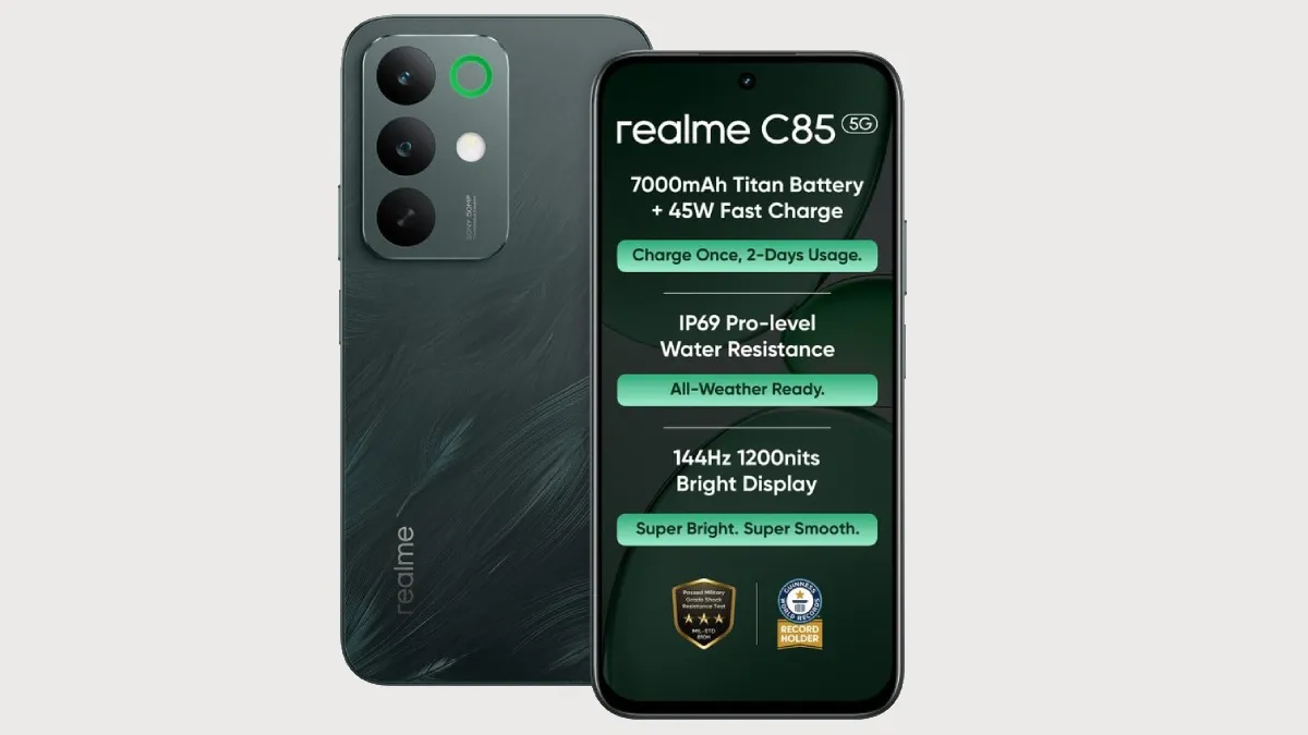 ஆர்டர் பறக்குது.. IP69K ரேட்டிங்.. 50எம்பி கேமரா.. 7000mAh பேட்டரி.. ஆஃபரில் ரியல்மி 5ஜி போன்.. எந்த மாடல்?